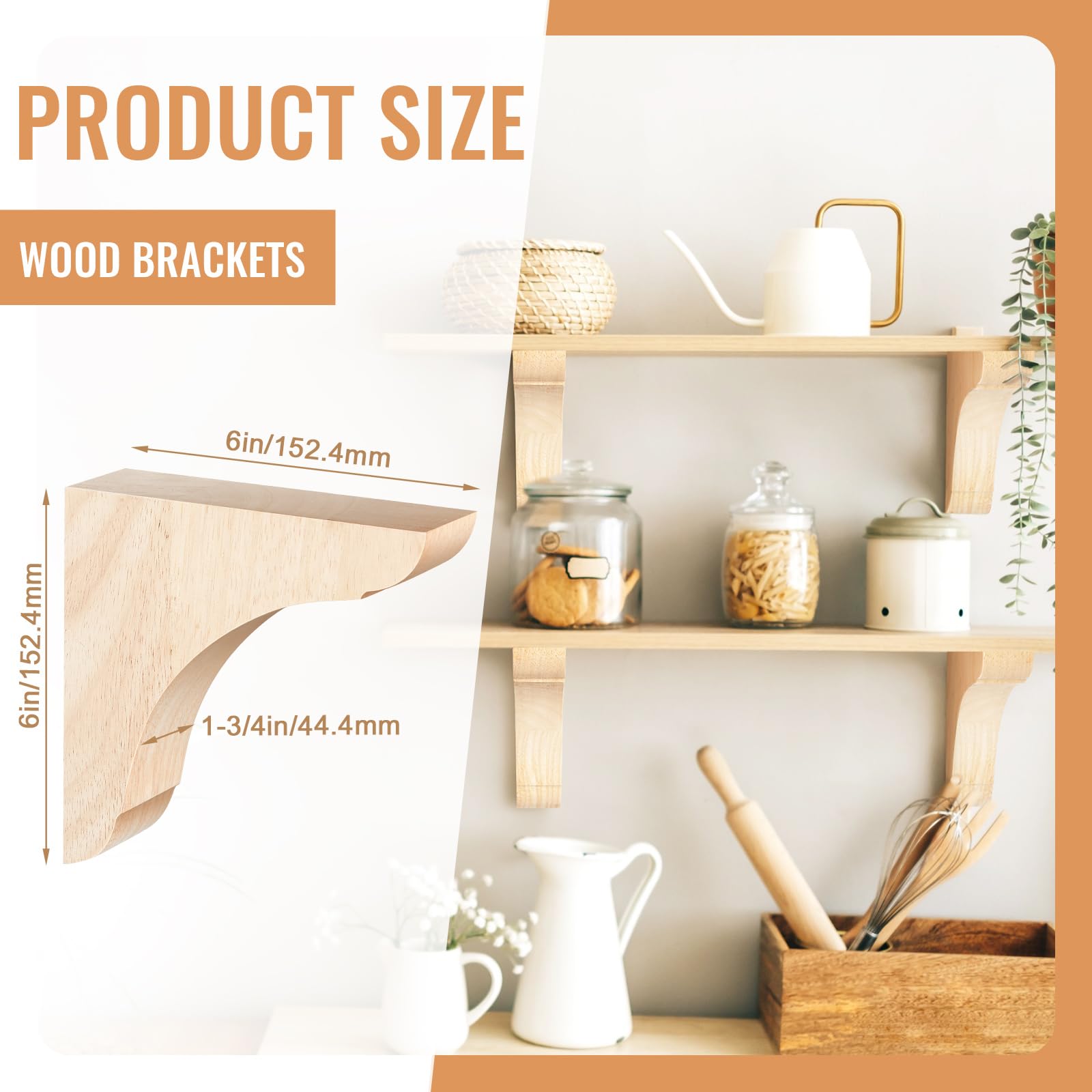 Vercraft corbel kit laid flat demonstrates easy installation for DIY projects.