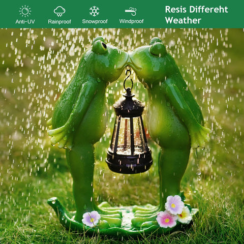 Vereemy satisfaction guarantee on this garden frog statue ensures confident shopping.