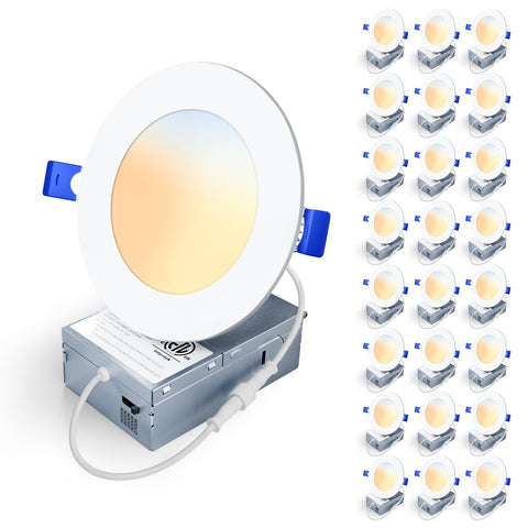 Veriligt 4in 5CCT dimmable recessed light for mood control