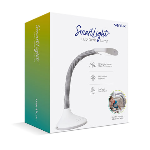 Verilux SmartLight durable lamp with US-based support and warranty