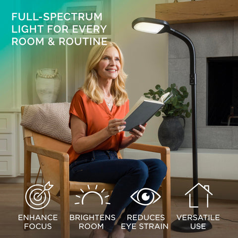 Verilux SmartLight flexible gooseneck arm for precise positioning during art