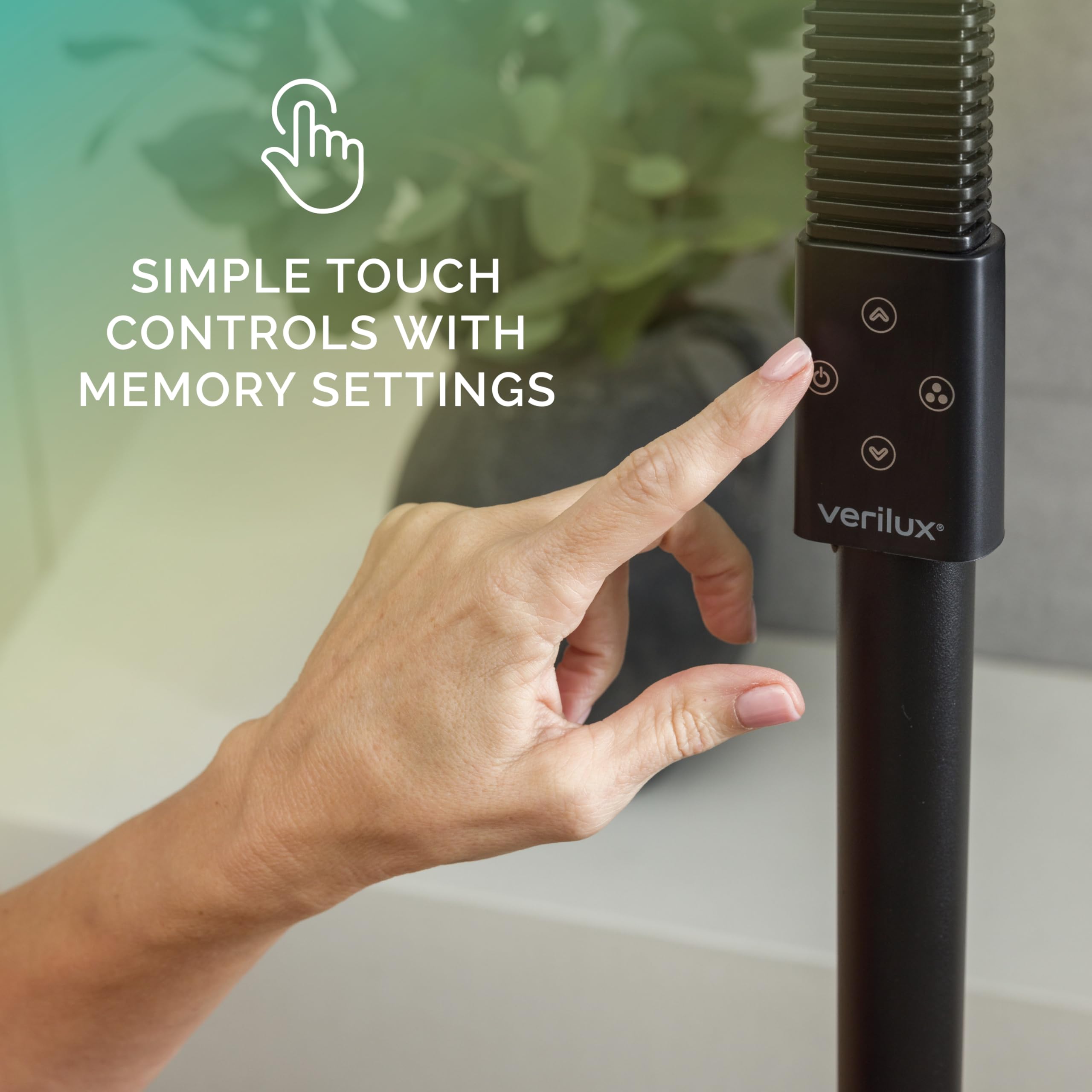 Verilux SmartLight glare-control Optix lens with flicker-free illumination