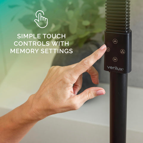 Verilux SmartLight glare-control Optix lens with flicker-free illumination