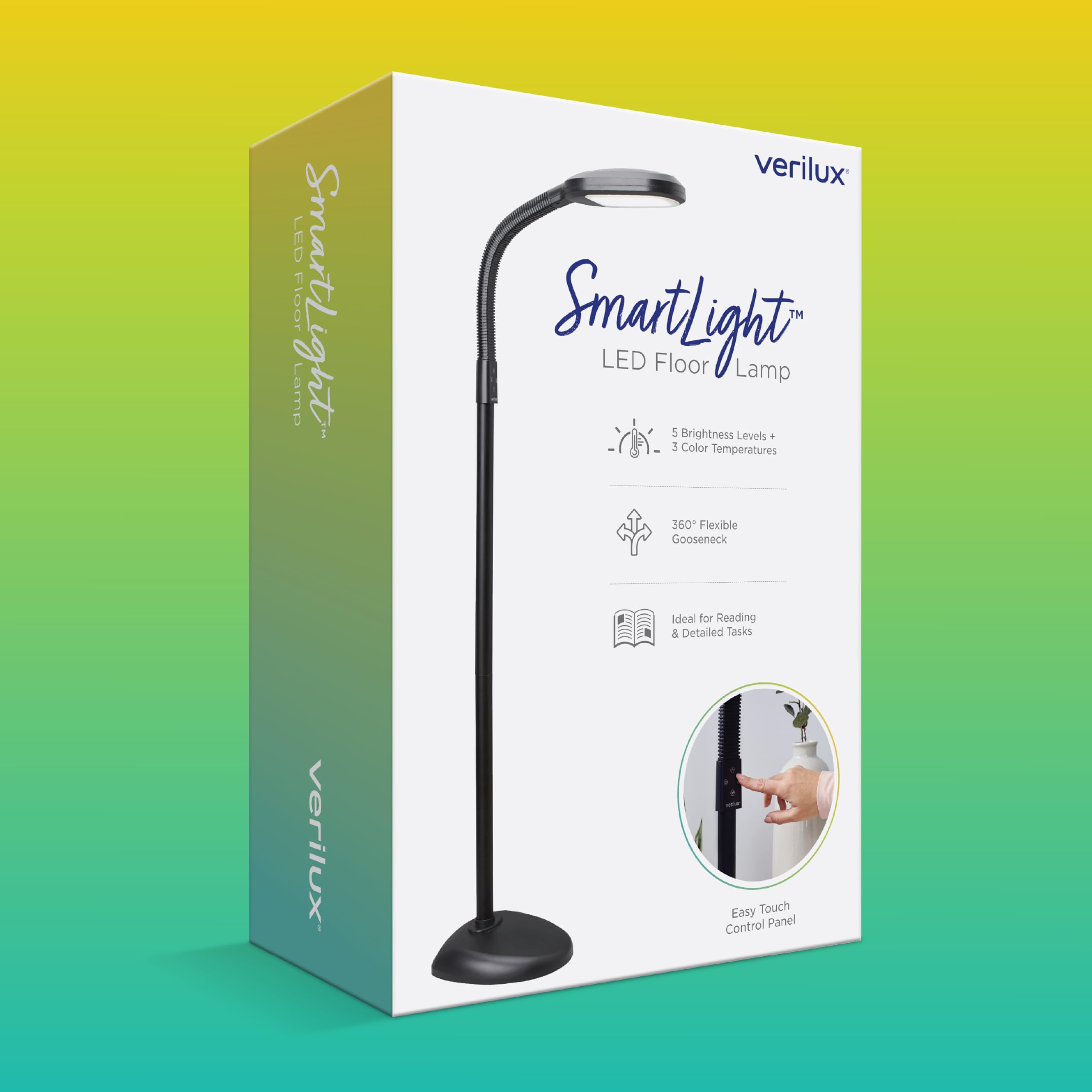 Verilux SmartLight ideal for reading at desk and craft projects