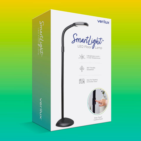 Verilux SmartLight ideal for reading at desk and craft projects