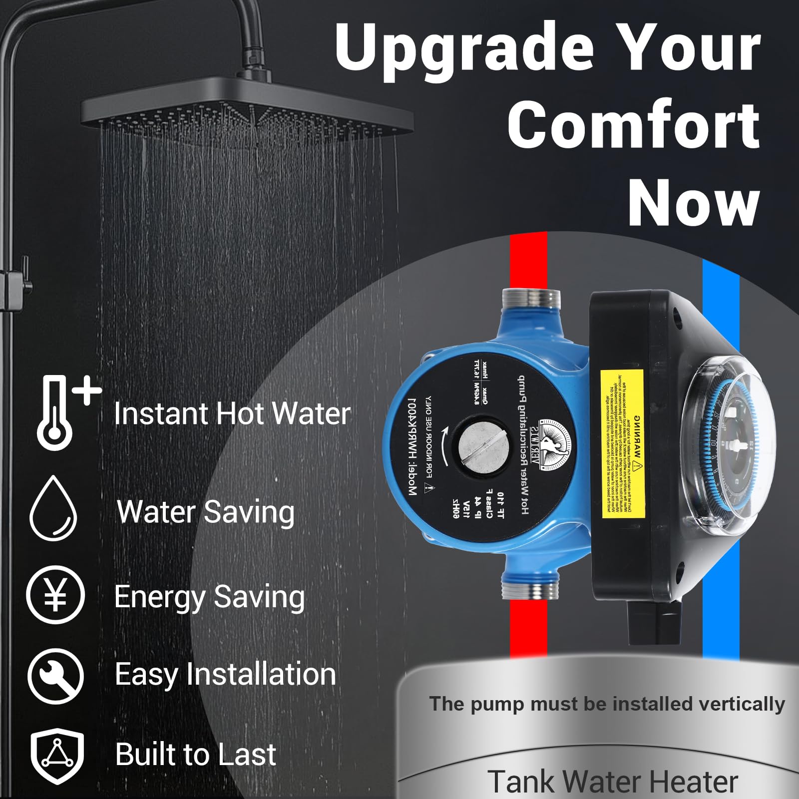 VERIWIS quiet operation pump runs smoothly during daily routines.