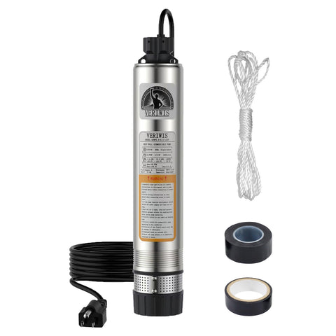 VERIWIS septic pump in 4inch well installation for reliable submersible performance