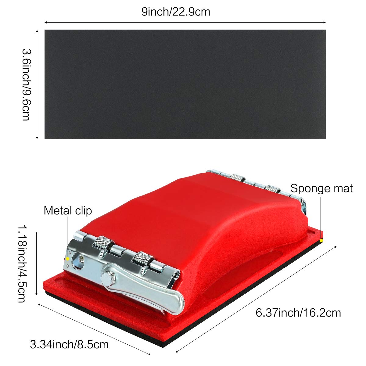 VERONES 400 grit sheet close-up for heavy material removal