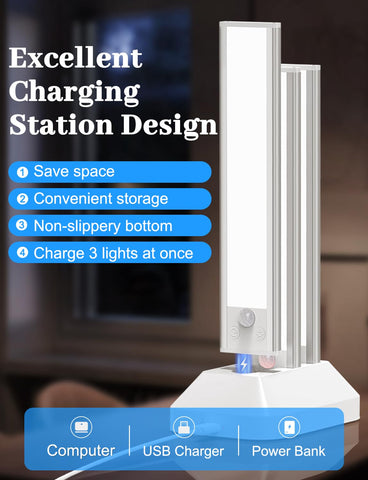 VerRon 2000mAh rechargeable cabinet light offers long-lasting power for late-night tasks