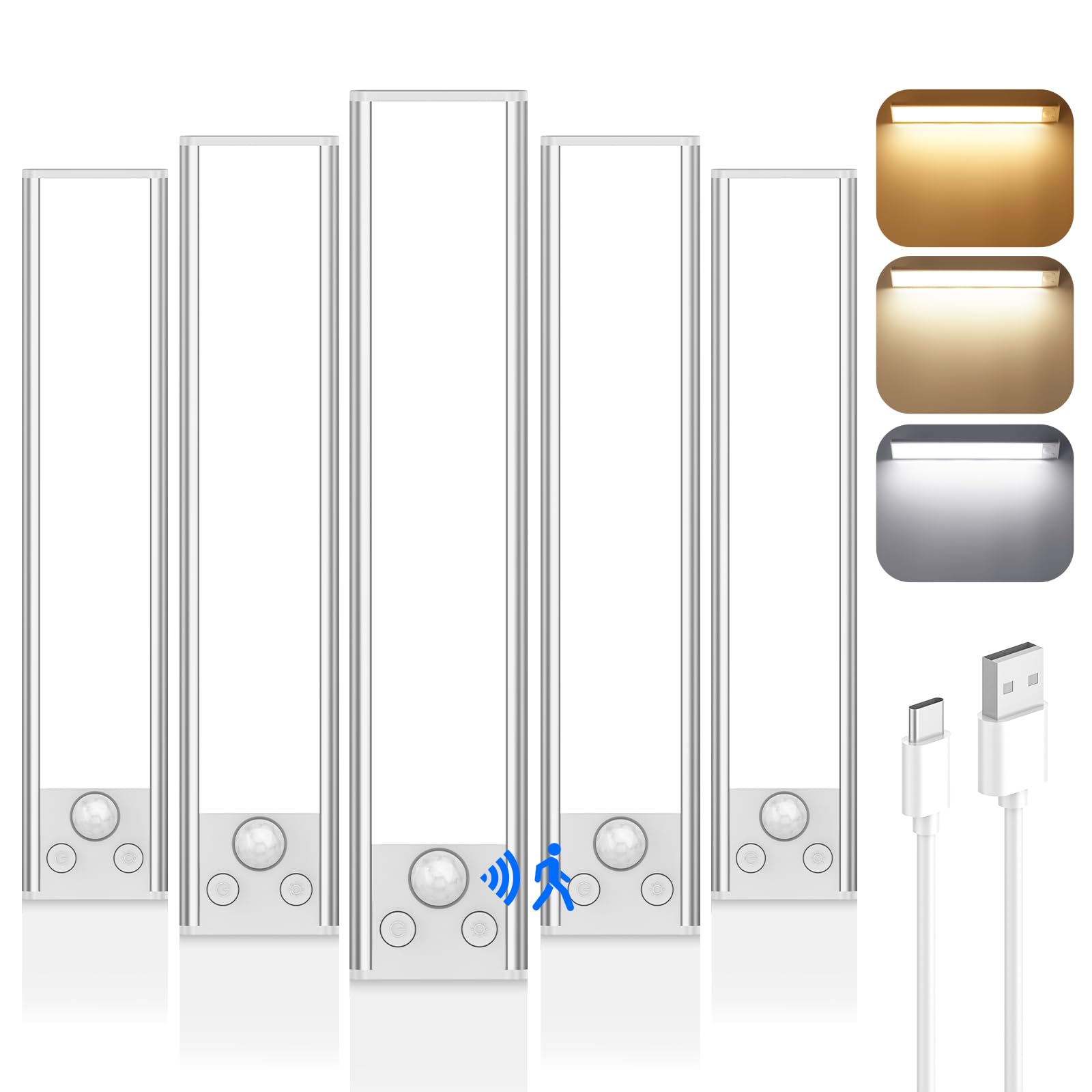 VerRon 5-pack under-cabinet lighting kit for versatile home illumination