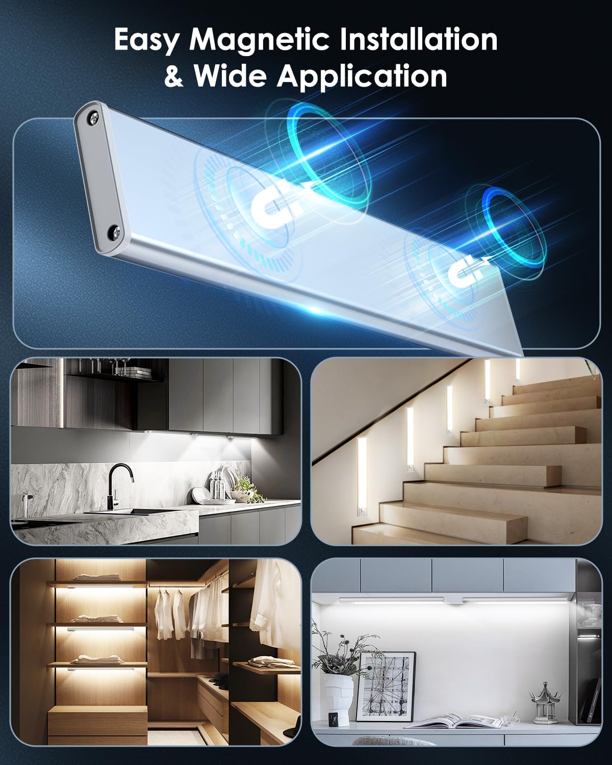 VerRon auto and always-on modes provide flexible illumination options