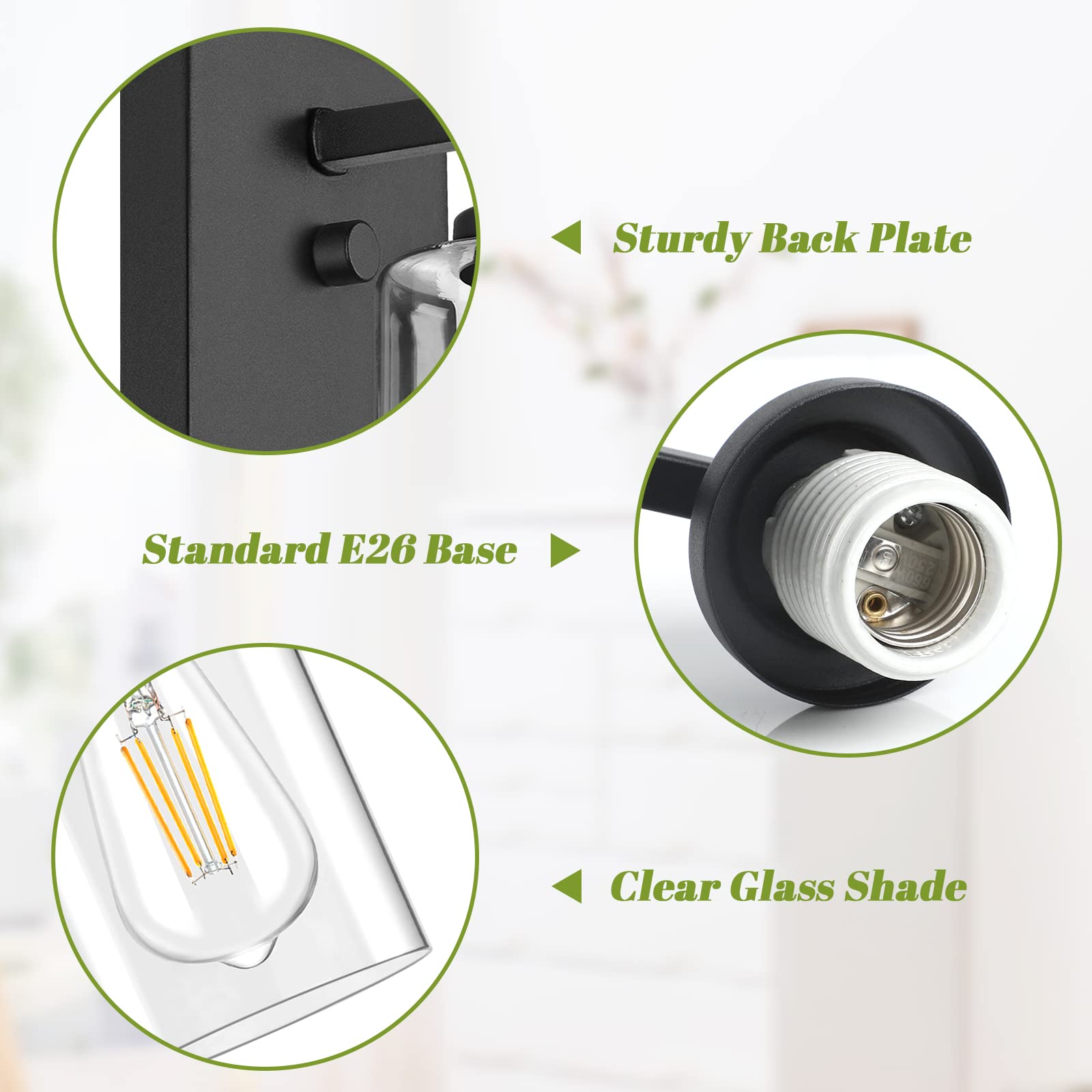 VerRon fixture compatible with E26 bulbs for flexible ambiance.