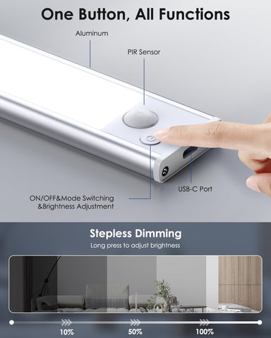 VerRon ultra-thin 0.35-inch design blends with any decor.