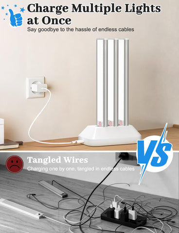 VerRon USB-C charging indicator panel shows charging status for easy power management.