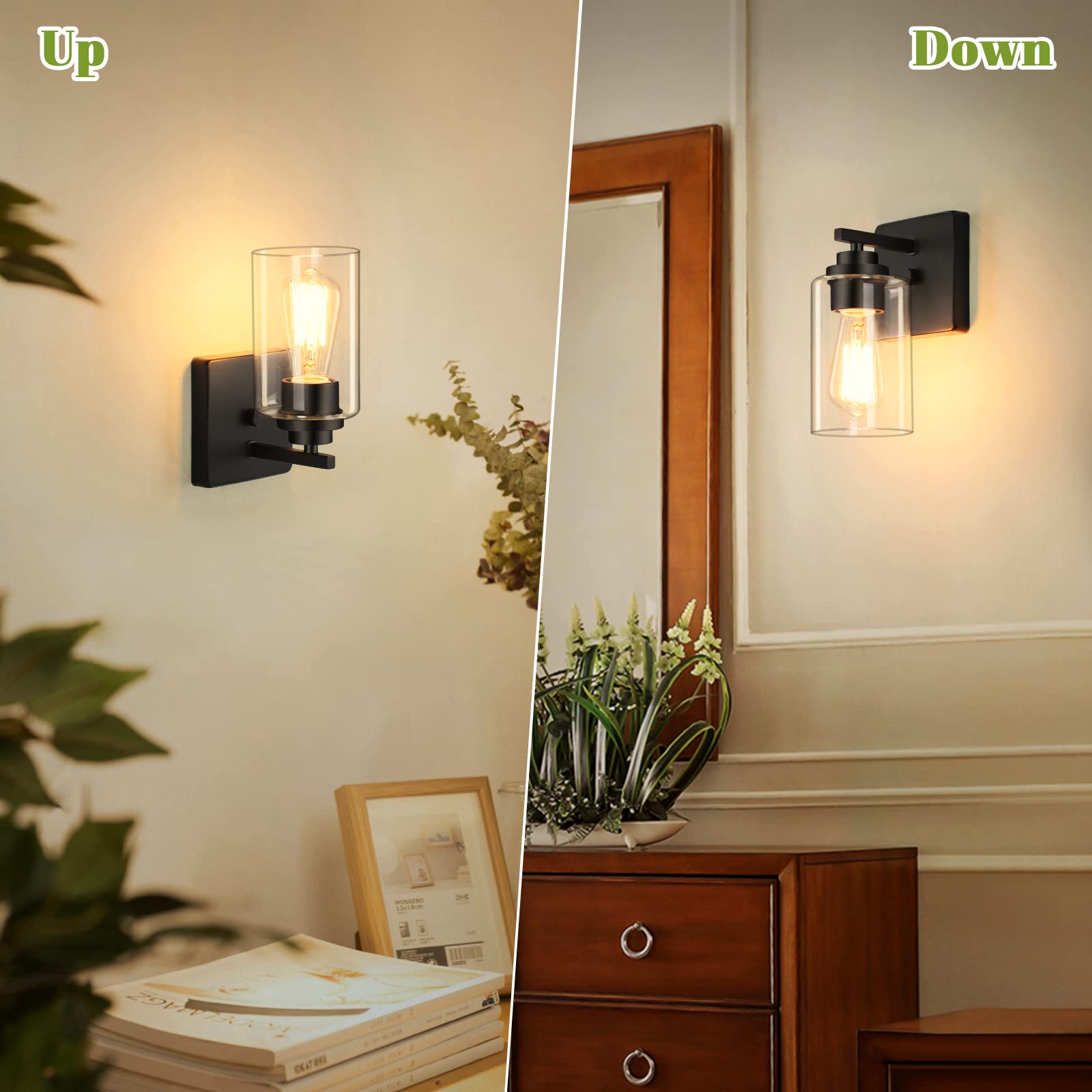 VerRon wall lanterns for indoor or protected outdoor use.