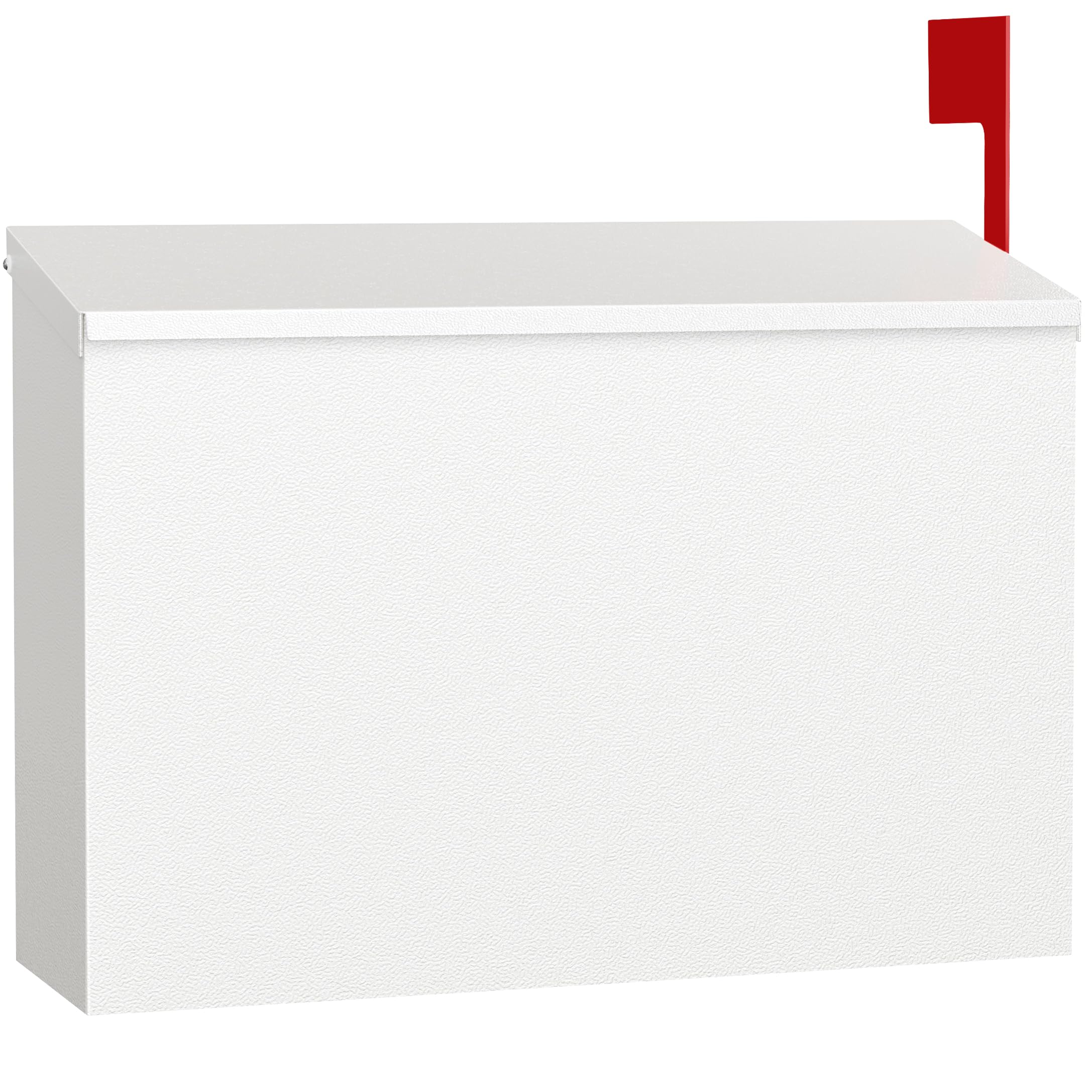 VERSASKY wall-mount mailbox exterior view highlights large capacity for mail and small parcels.