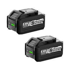 VERVEWAVE 8Ah battery front view showing high capacity for longer runtime.