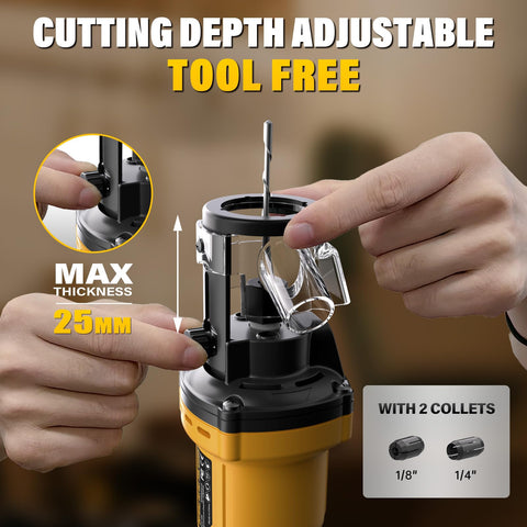 VERVEWAVE depth-adjustment up to 25 mm for precise openings