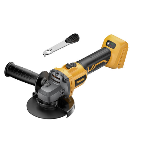 VERVEWAVE brushless angle grinder delivers 8500 RPM for fast metal grinding.