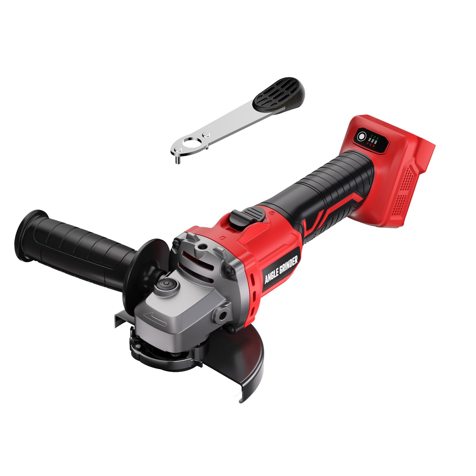 VerveWave angle grinder with Milwaukee battery compatibility for flexible power on site