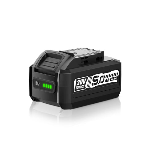 VERVEWAVE 5Ah replacement battery for DEWALT 20V MAX tools, designed for longer run time.