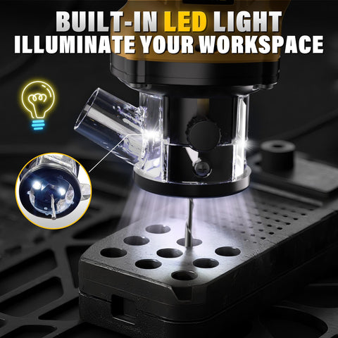 VERVEWAVE detachable dust hood captures debris for cleaner workspace