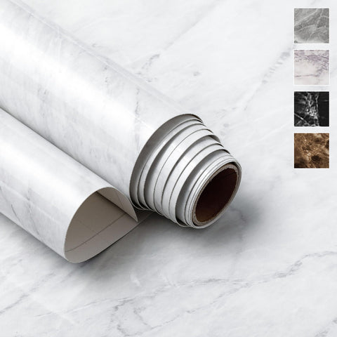 Very Berry Sticker marble contact paper on countertops adds a premium, durable finish.
