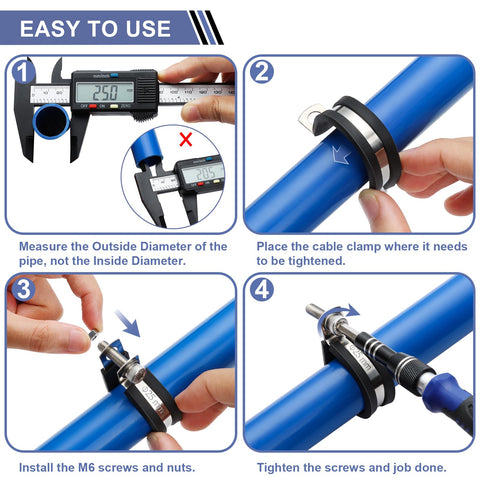 Vesmikit easy-install design speeds secure placement with a screwdriver.