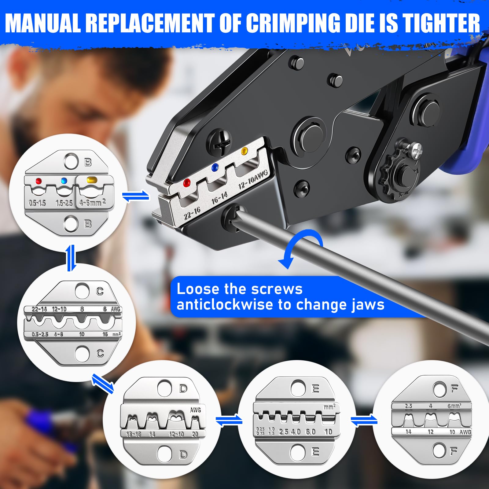 Vesmikit precision 40cr die technology ensures accurate, durable crimps.