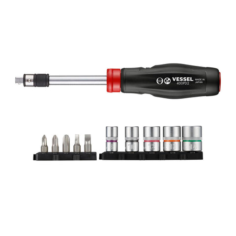VESSEL 2Way Power Driver straight mode for fast turning.
