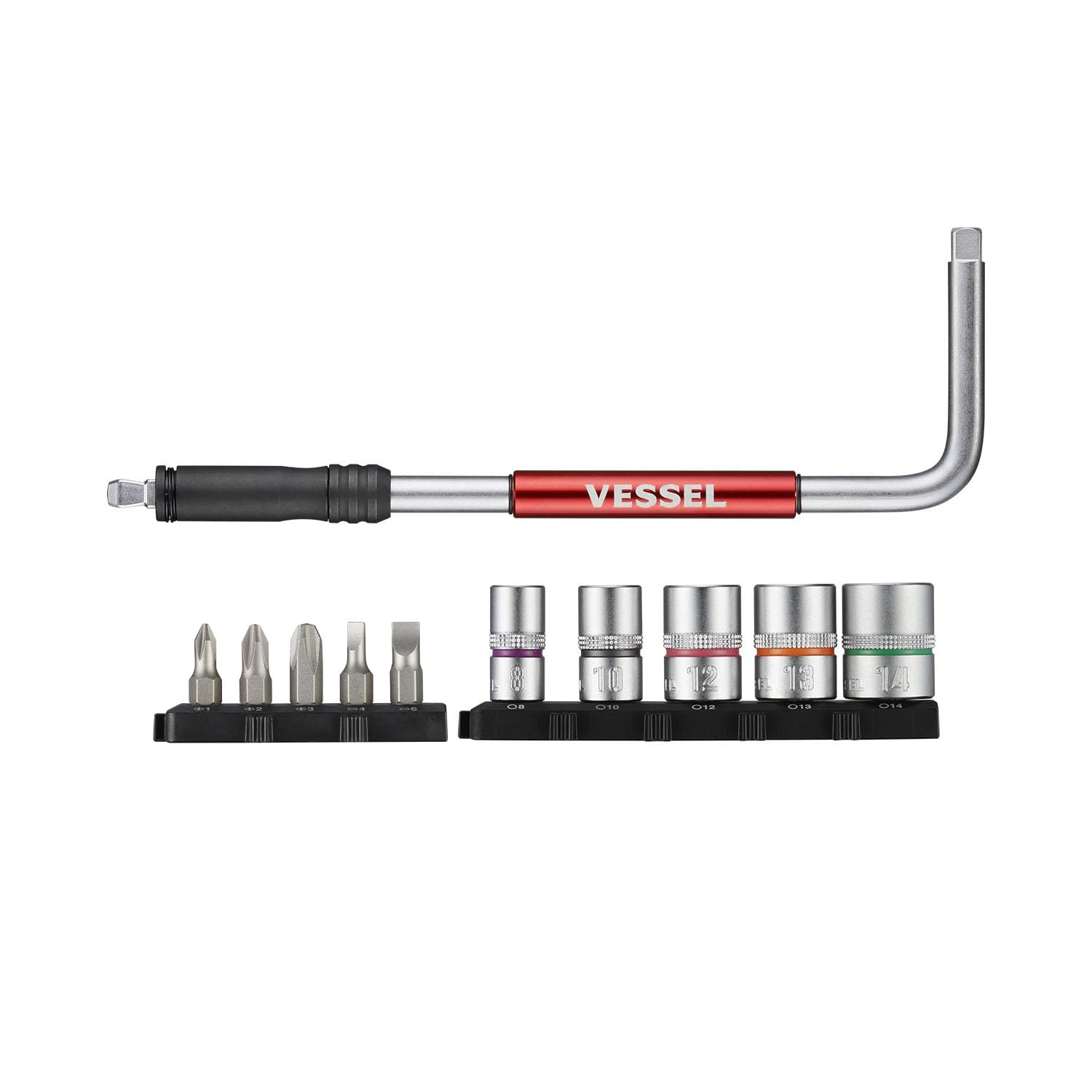 VESSEL 2 Way-Speed L-Handle close-up highlighting the rotating sleeve for smooth turning