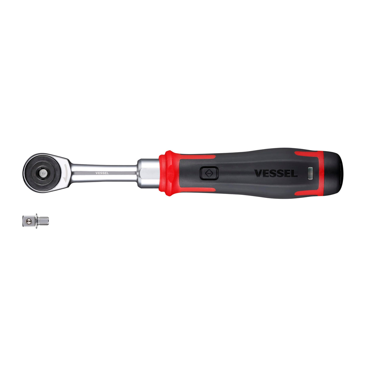 VESSEL 400ER3 cordless slim ratchet in a compact design for tight spaces.