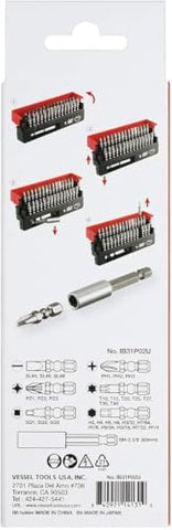 VESSEL Impact Ball VoHA material torsion bits for durability