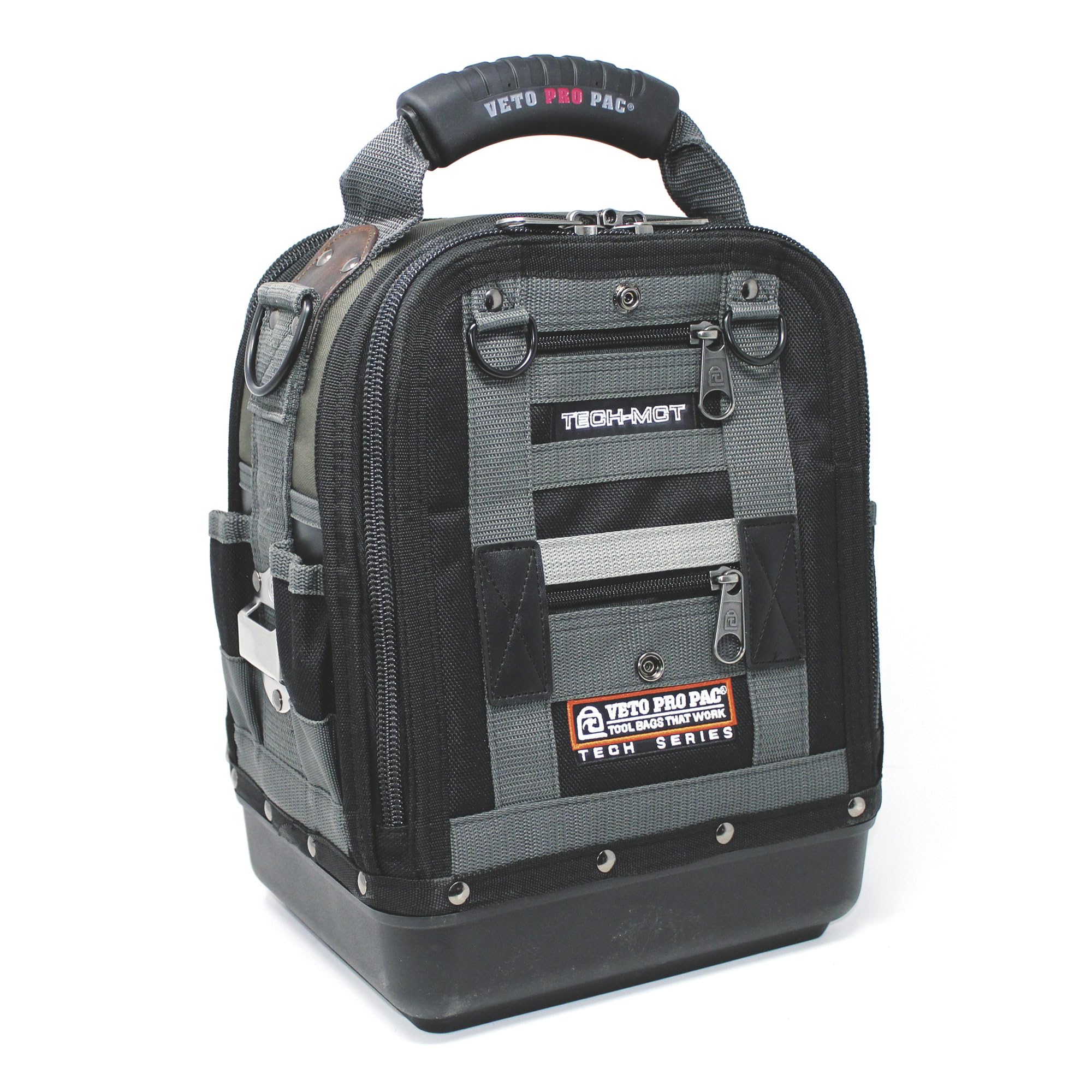 VETO Pro Pac Tech-MCT bag top view with rugged waterproof base for outdoor use.