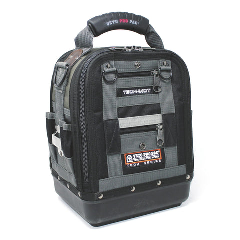 VETO Pro Pac Tech-MCT bag top view with rugged waterproof base for outdoor use.