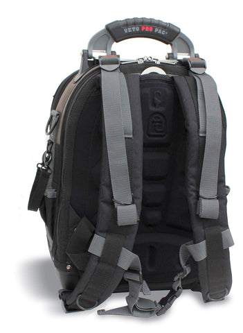Veto Pro Pac TECH PAC bag dual bay organization demonstrates efficient tool reach