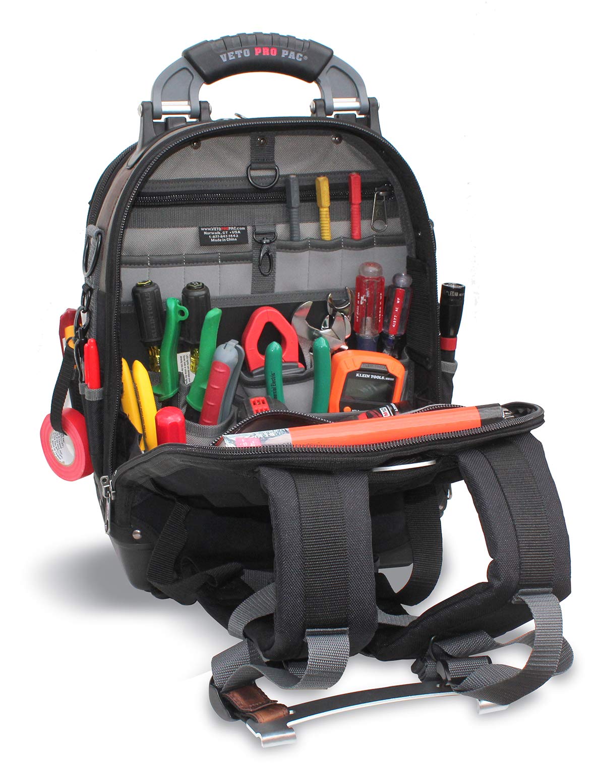 Veto Pro Pac TECH PAC bag weatherproof base protects tools in rain