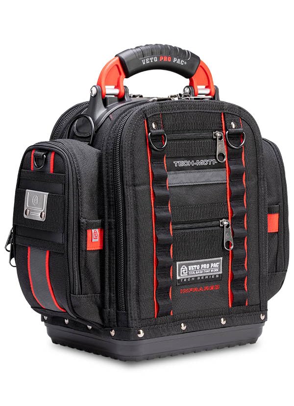 Veto TECH-MCTP INFRARED front view showcases compact, durable tool bag for organized field work.