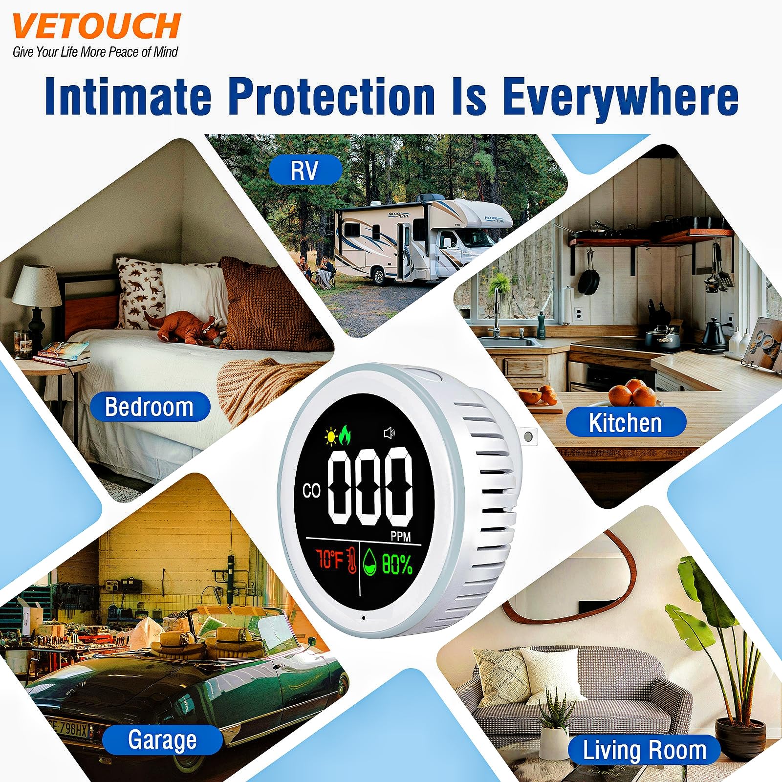 VETOUCH metal housing ensures durable, long-lasting protection