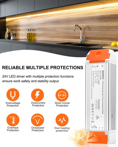 VEURCHY aluminum casing for efficient cooling and longevity