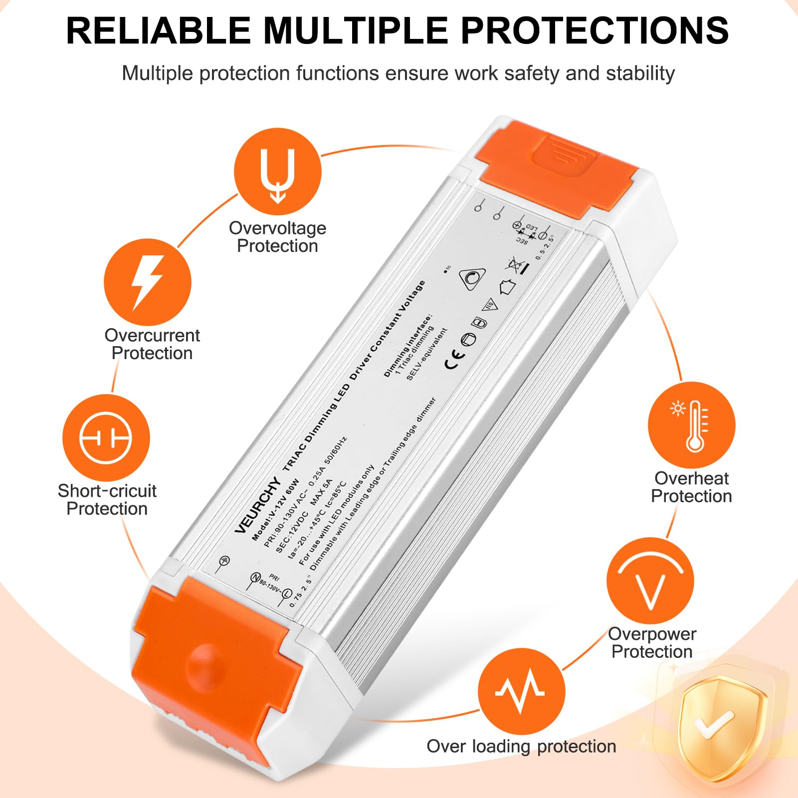 Compact VEURCHY LED driver designed for easy integration in small setups