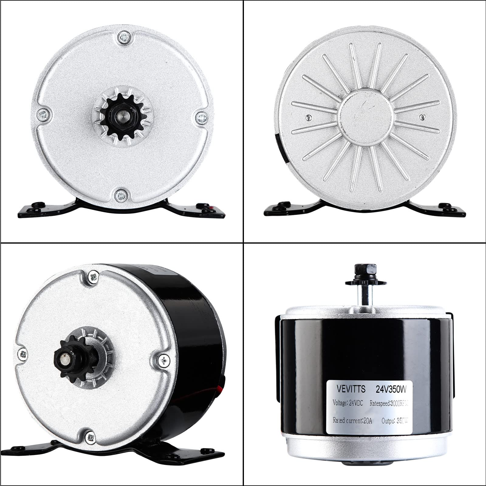 Vevitts reversible motor demonstrates forward and reverse operation via wiring changes