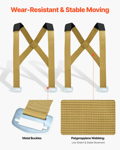 VEVOR Moving Straps adjustable-length feature fits large items