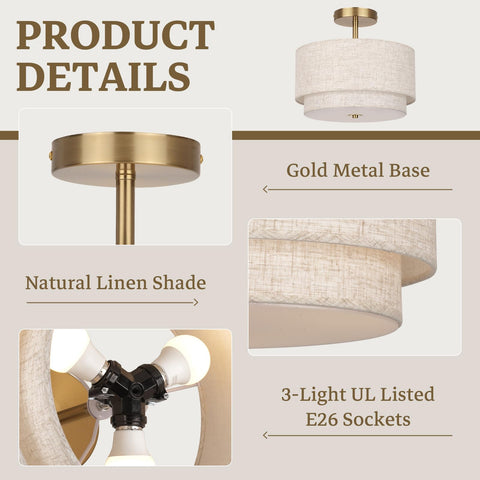 Vexagyle gold canopy detail showing durable finish for long-lasting shine.