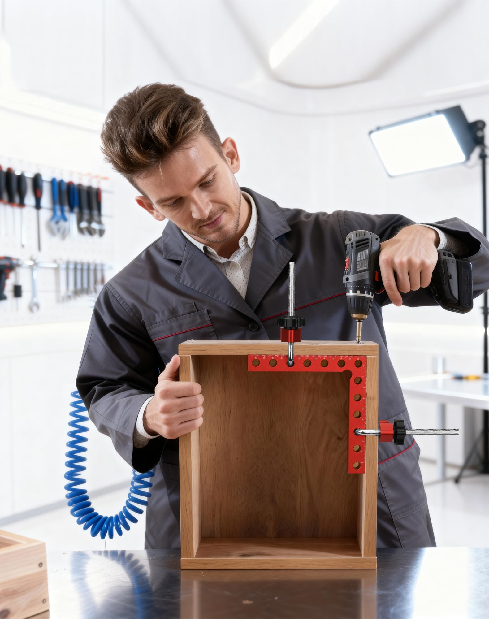 VEXTHYX aluminum clamps resist rust for durable woodworking