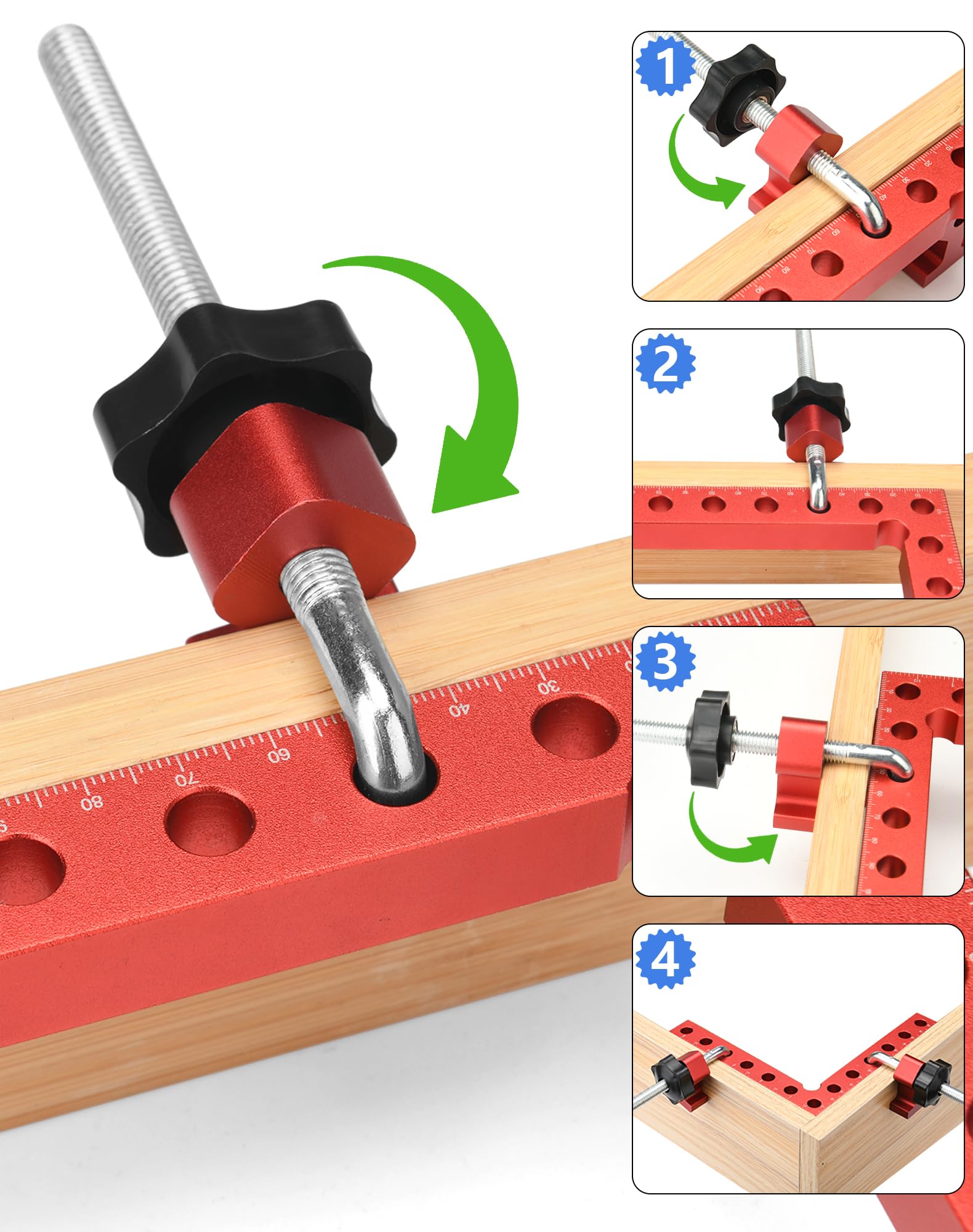 VEXTHYX angle clamps simplify frame alignment during assembly