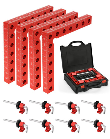 VEXTHYX corner clamps for precise 90-degree cabinet and frame joins