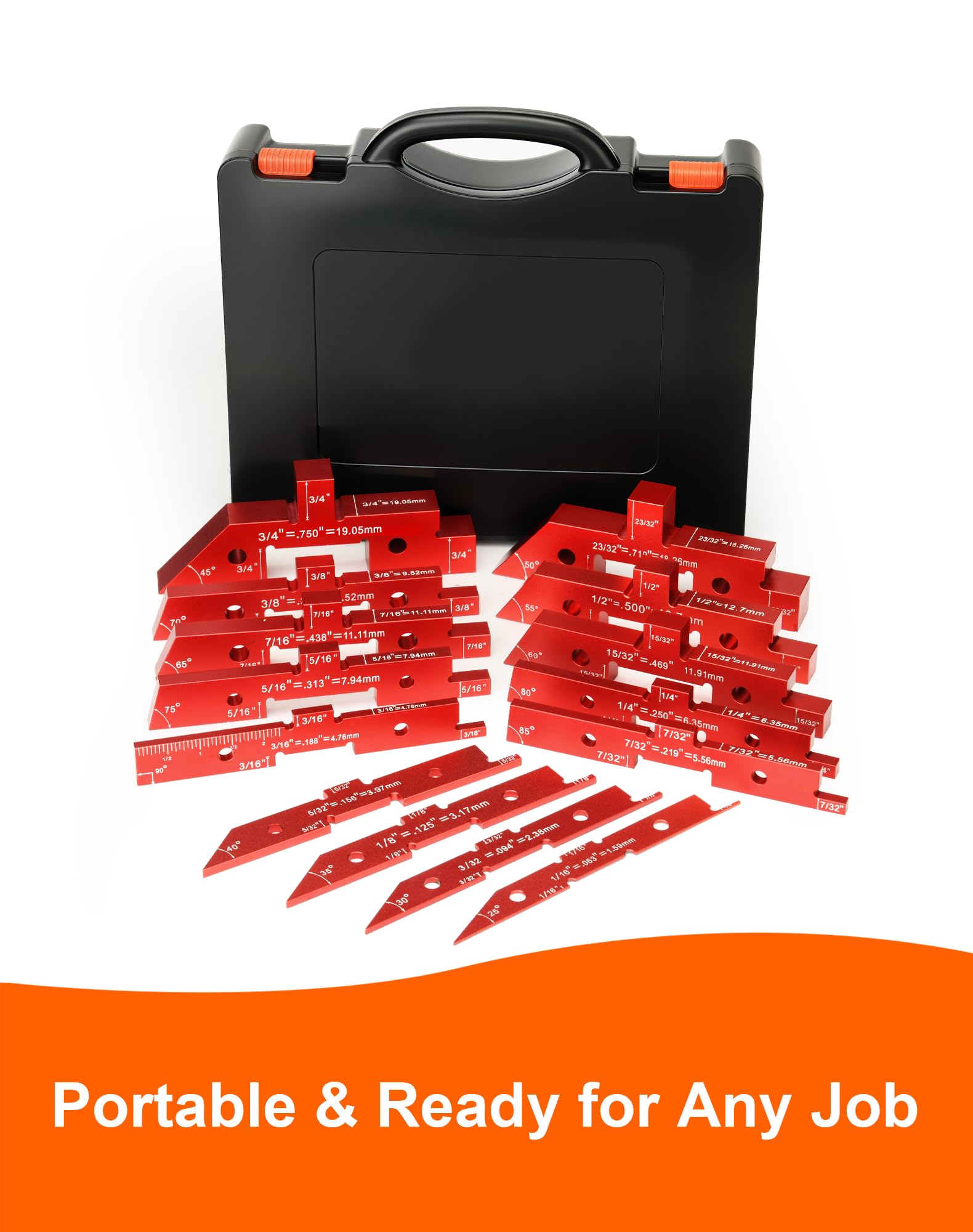 VEXTHYX depth measurement aids accurate cut depth and router sled setups.