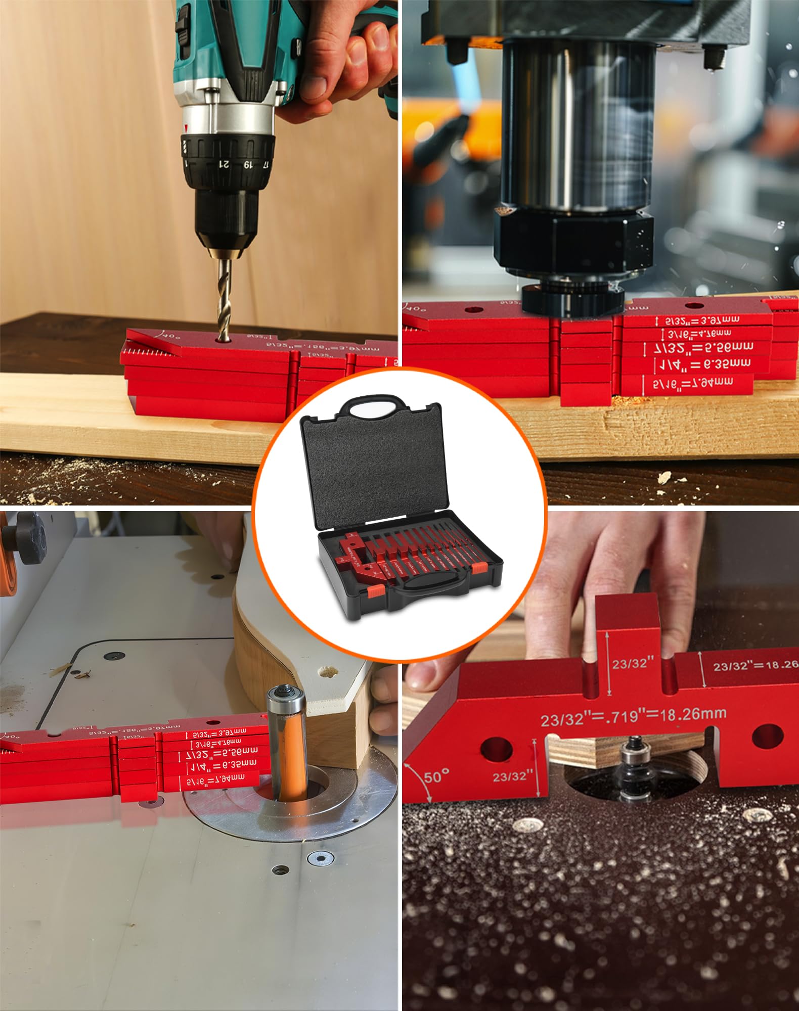 VEXTHYX table saw/miter use demonstrates practical alignment tasks.