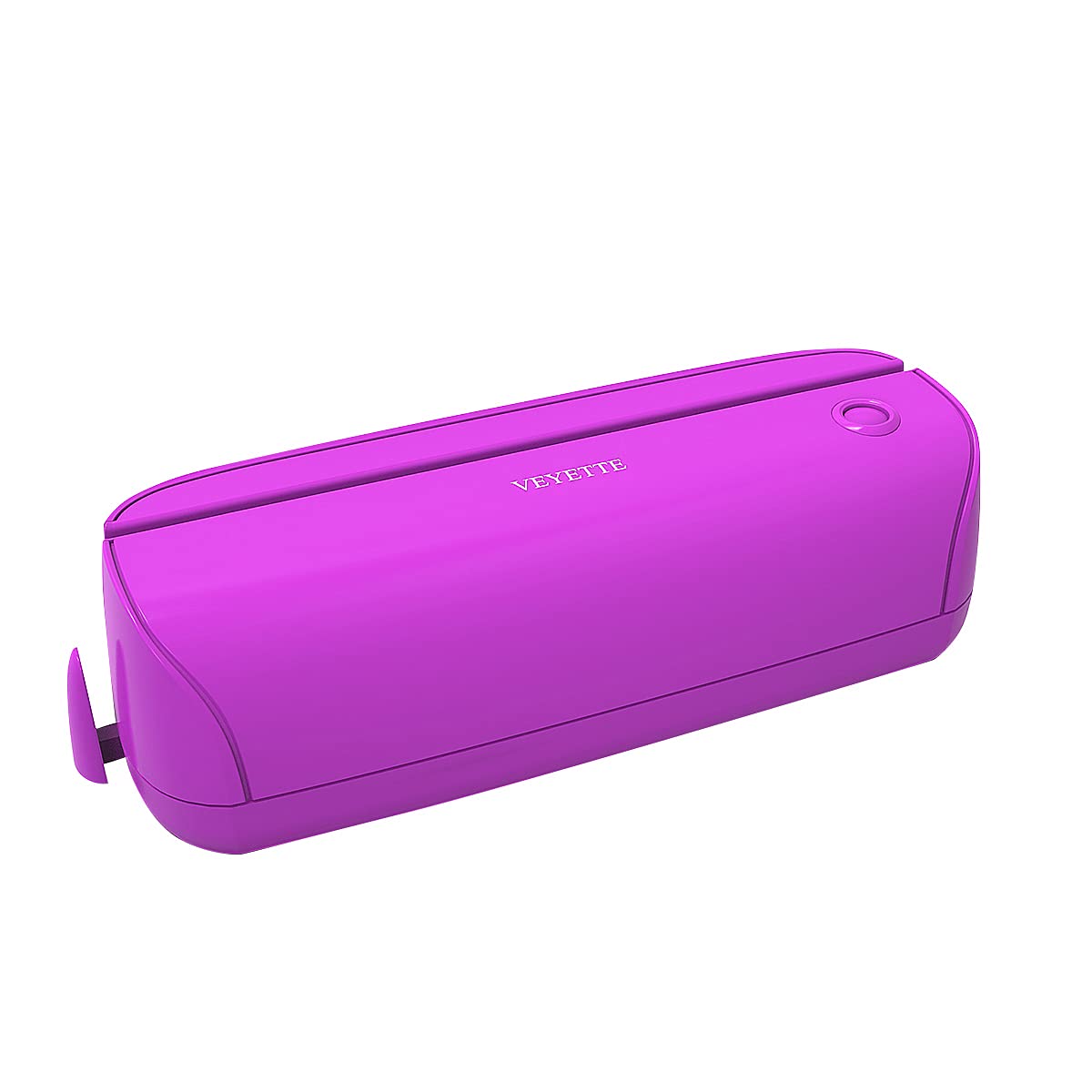 VEYETTE Electric 3-hole paper punch front view showing quick operation and alignment.